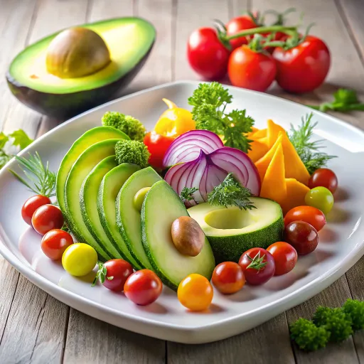 अवोकाडो और सब्ज़ियों की ताजगी